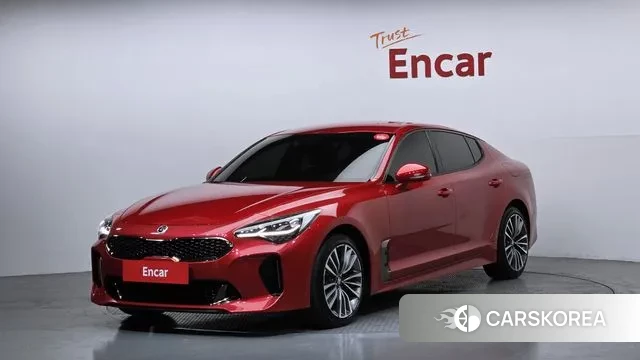 Kia Stinger 2018 Красный из Кореи