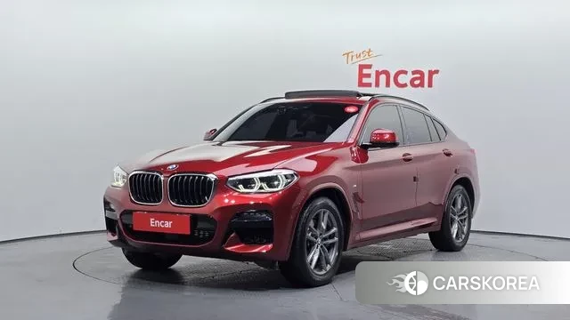 BMW X4 (G02) 2019 Красный из Кореи
