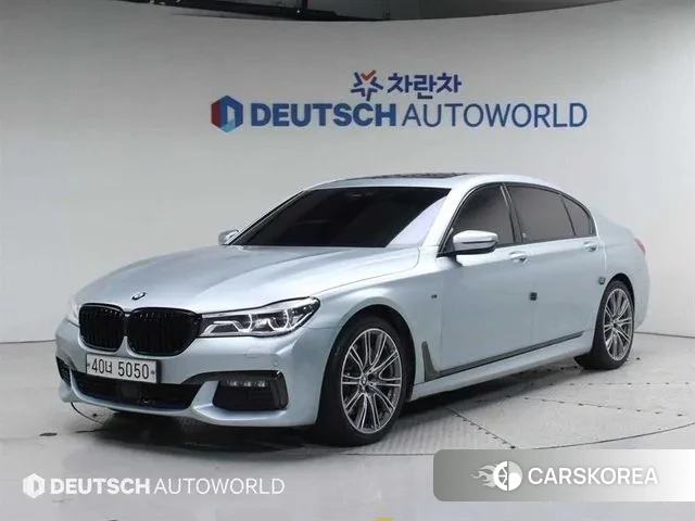 BMW 7 Series (G11) 2018 Серебряный из Кореи