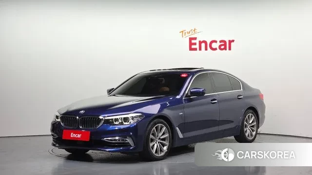 BMW 5 Series (G30) 2018 Синий из Кореи