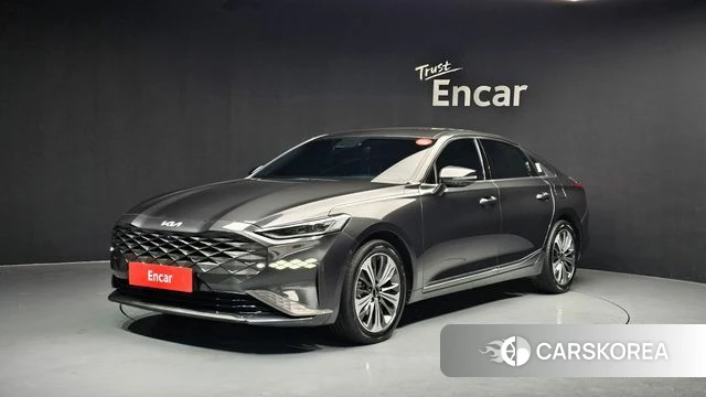 Kia K8 Hybrid 2022 Серый из Кореи