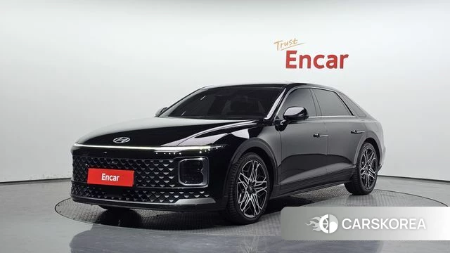 Hyundai Grandeur Hybrid (GN7) 2023 Черный из Кореи