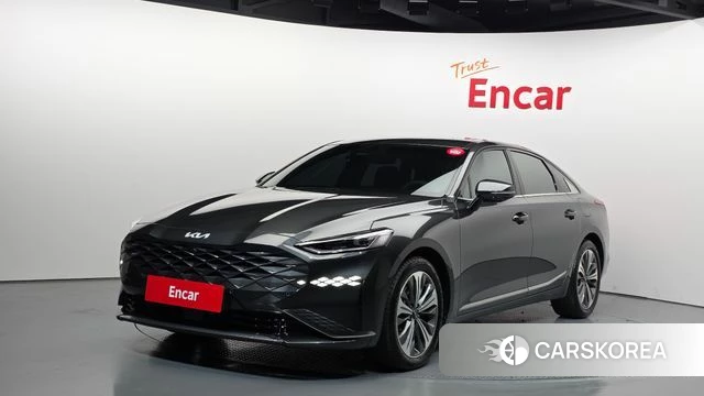 Kia K8 Hybrid 2023 Серый из Кореи