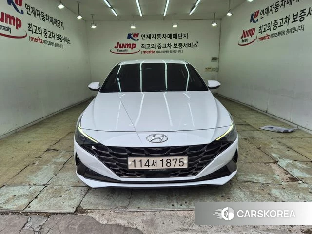Hyundai Avante (CN7) 2020 Белый из Кореи