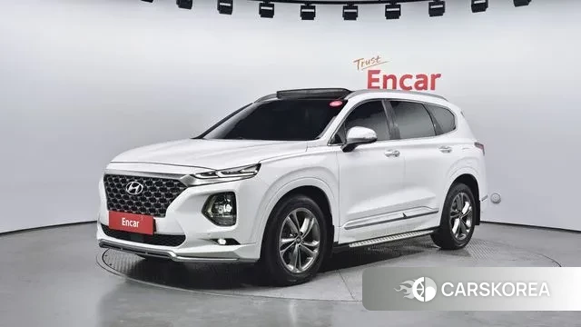 Hyundai Santa Fe TM 2019 Белый из Кореи