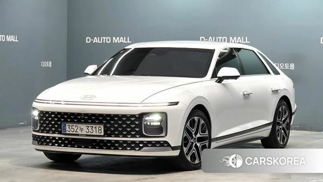 Hyundai Grandeur (GN7) 2023 Белый из Кореи