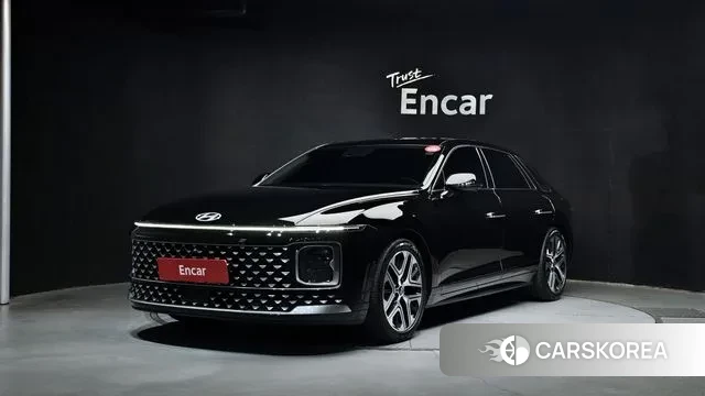 Hyundai Grandeur Hybrid (GN7) 2023 Черный из Кореи