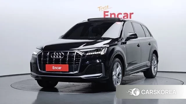 Audi Q7 (4M) 2021 Черный из Кореи