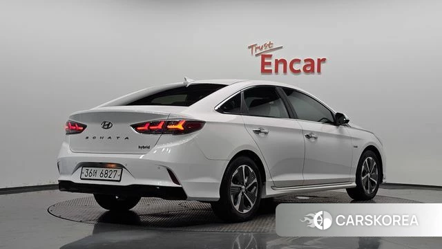 Hyundai Sonata New Rise Hybrid 2018 Белый из Кореи