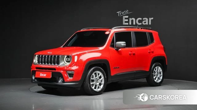 Jeep Renegade 2021 Красный из Кореи