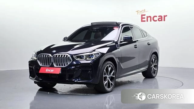 BMW X6 (G06) 2022 Черный из Кореи