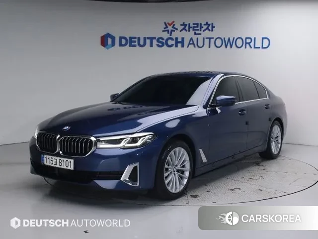 BMW 5 Series (G30) 2020 Синий из Кореи