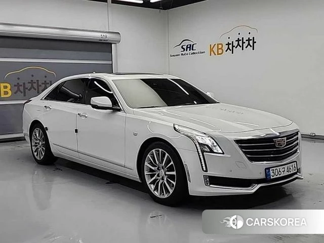 Cadillac CT6 2018 Белый из Кореи