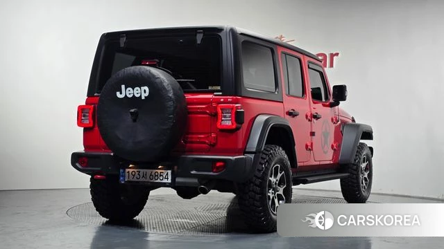 Jeep Wrangler (JL) 2023 Красный из Кореи