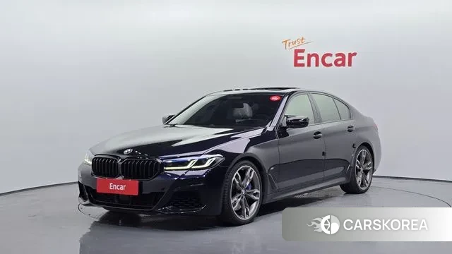 BMW 5 Series (G30) 2022 Черный из Кореи