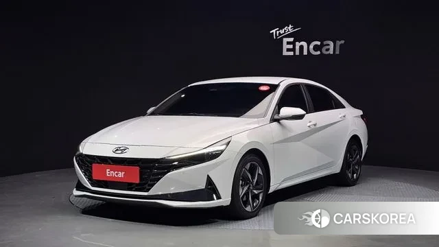 Hyundai Avante (CN7) 2022 Белый из Кореи