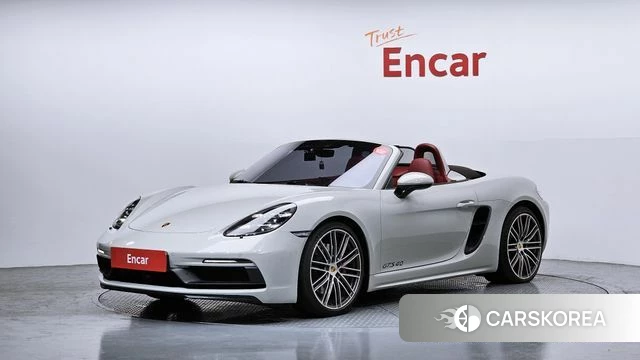 Porsche 718 Boxster 2022 Серый из Кореи
