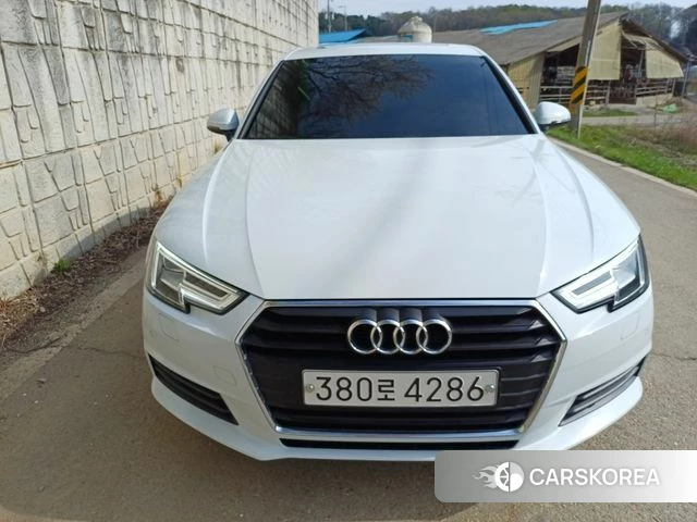 Audi A4 (B9) 2019 Жемчужный цвет из Кореи
