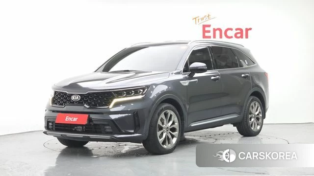 Kia Sorento 4th Generation 2021 Небесно-голубой из Кореи