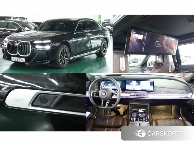 BMW 7 Series (G70) 2022 Черный из Кореи