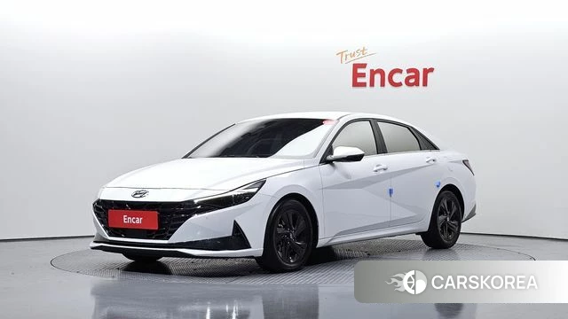 Hyundai Avante (CN7) 2020 Белый из Кореи