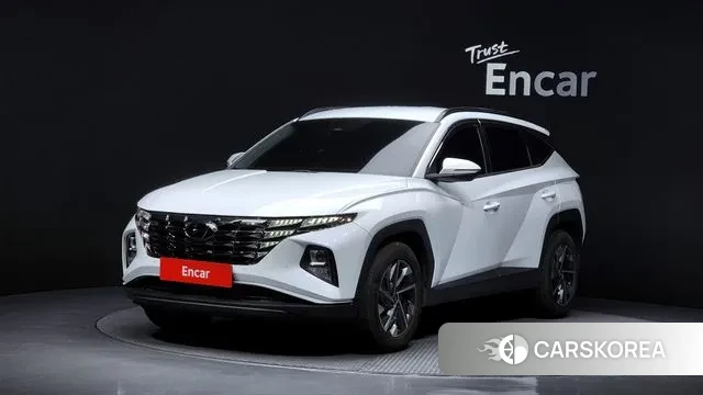 Hyundai Tucson Hybrid (NX4) 2021 Белый из Кореи