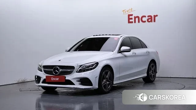 Mercedes-Benz C-Class W205 2021 Белый из Кореи