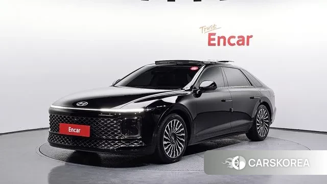 Hyundai Grandeur (GN7) 2023 Черный из Кореи