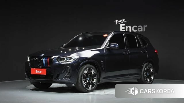 BMW iX3 2023 Черный из Кореи