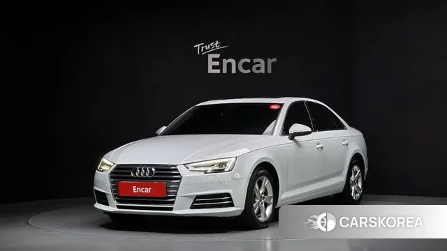Audi A4 (B9) 2018 Белый из Кореи