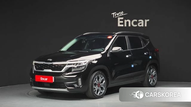 Kia Seltos 2020 Черный из Кореи