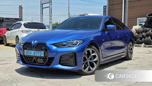 BMW i4 2023 Синий из Кореи
