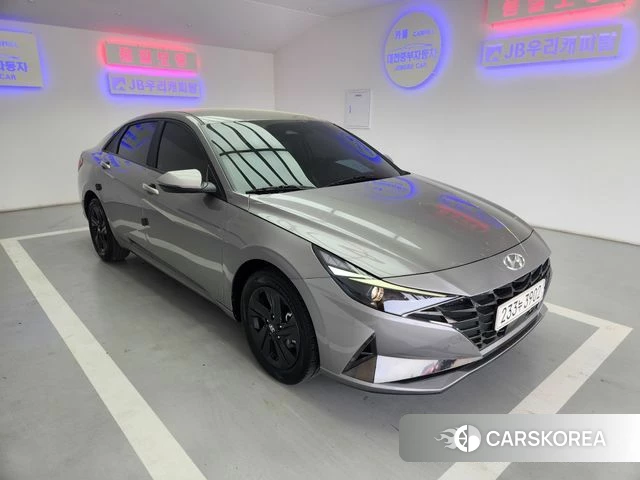 Hyundai Avante Hybrid (CN7) 2021 Серый из Кореи