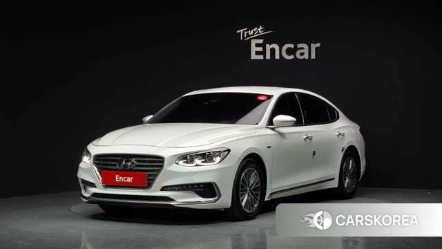 Hyundai Grandeur IG Hybrid 2018 Белый из Кореи