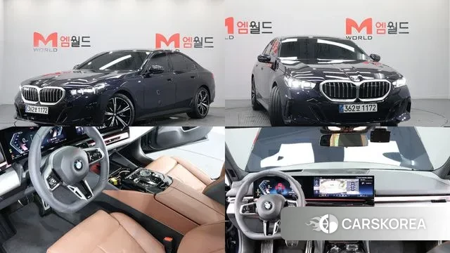 BMW 5 Series (G60) 2025 Черный из Кореи