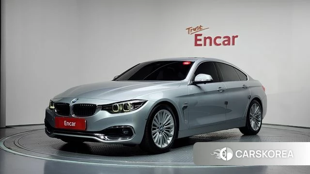 BMW 4 Series (F32) 2018 Серебристо-серый из Кореи