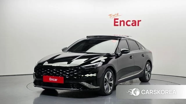 Kia K8 Hybrid 2021 Черный из Кореи