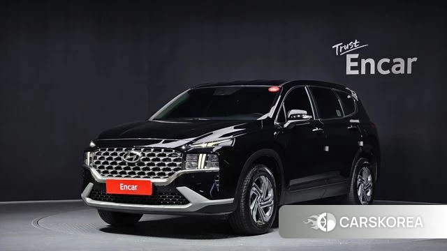 Hyundai The New Santa Fe 2023 Черный из Кореи