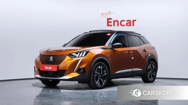 Peugeot e-2008 second generation 2021 Оранжевый из Кореи