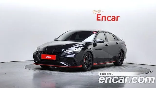 Hyundai Avante (CN7) 2022 Черный из Кореи