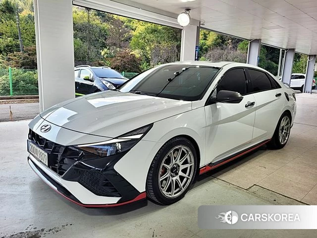 Hyundai Avante (CN7) 2021 Белый из Кореи