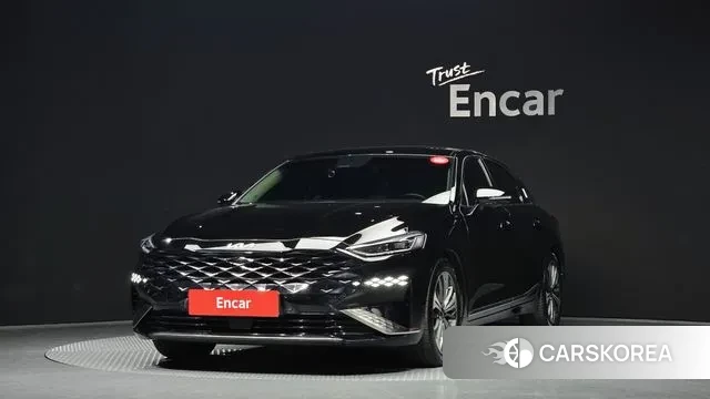 Kia K8 Hybrid 2021 Черный из Кореи