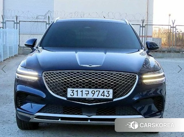 Genesis GV70 2021 Синий из Кореи