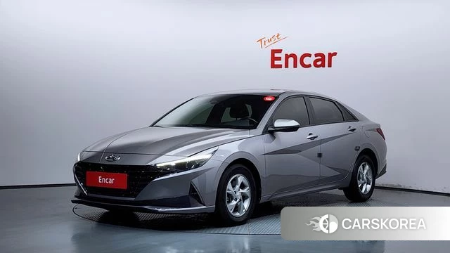 Hyundai Avante (CN7) 2020 Серебристо-серый из Кореи