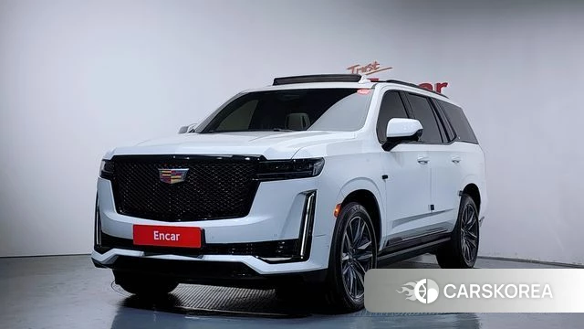 Cadillac Escalade 5th Generation 2022 Белый из Кореи