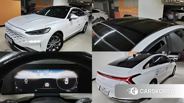 Kia K8 2021 Белый из Кореи