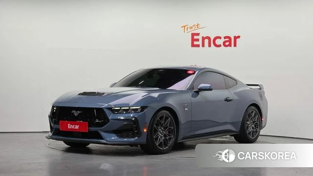 Ford Mustang 7th Generation 2024 Небесно-голубой из Кореи