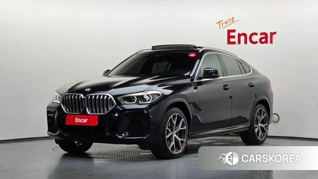 BMW X6 (G06) 2022 Черный из Кореи