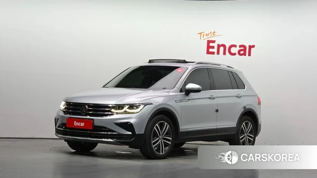 Volkswagen Tiguan second Generation 2022 Серебряный из Кореи