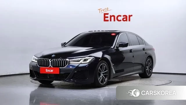 BMW 5 Series (G30) 2022 Черный из Кореи